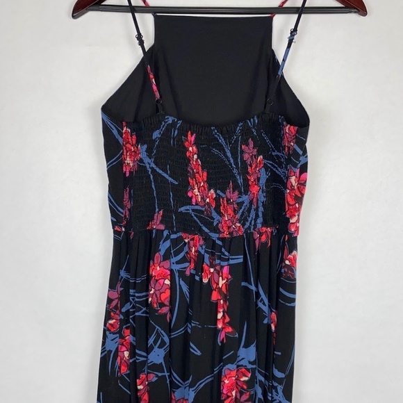 Band of Gypsies Floral Black Sleeveless Summer Romper, size Large EUC - Picture 4 of 6